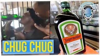 Man Downs a Whole Bottle Of Jaeger in Two Minutes