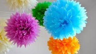 Pompom de papel de seda - PAP