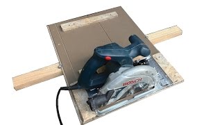 Простой направляющий упор для ручной циркулярки / Circular Saw Edge Guide