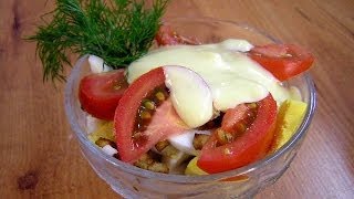 Салат из баклажанов / How to make Eggplant salad ♥ English subtitles