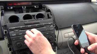 GTA Car Kits - Mazda CX7 2007, 2008, 2009, 2010, 2011, 2012 install of iPhone, iPod and iPad adapter