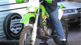 1998 klx300r vs kx 80 dirt bike