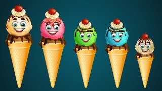 Finger Family Collection | 5 Ice Cream Finger Family Songs | Daddy Finger Nursery Rhymes