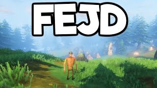 Fejd Gameplay Impressions #2 - Building a Base + Learning Iron Weapons & Armor!