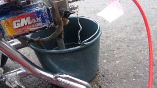 Graco Gmax 5900 convertible - проверака, нанесение шпаклевки