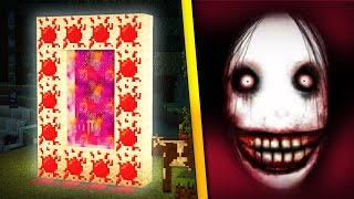 MINECRAFT: COMO HACER UN PORTAL A LA DIMENSION DE JEFF THE KILLER! | SOLO LOS VALIENTES LO VEN