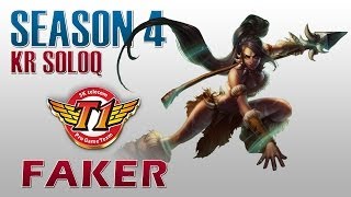 SKT T1 Faker - Nidalee vs Yasuo - KR SoloQ
