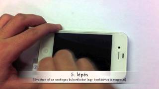 Kijelzővédő fólia segédlet | T-Rex GSM