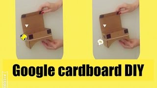 ? Как собрать google cardboard. ? 3D очки. DIY. ? виртуальная реальность. Инструкция по сборке.