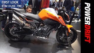 KTM Duke 790 : EICMA 2017 : PowerDrift