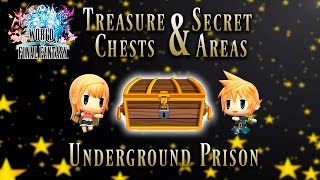 World of Final Fantasy - Underground Prison | Treasure Chest and Secret Areas Guide