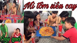 làm mâm mì tôm siêu cay khủng lồ cực ngon hấp dẫn| TNY Channel