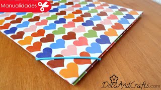 Folder / Carpeta decorada para uso diario - DIY - DecoAndCrafts