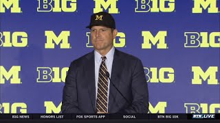 Michigan Head Coach Jim Harbaugh Previews 2019 Season | 2019 B1G Football Media Days