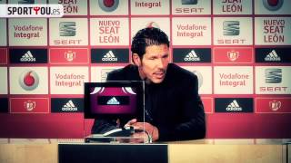 Simeone: "Hemos tenido la suerte que hay que tener"