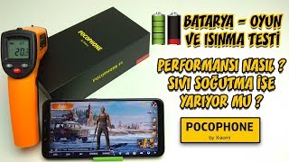 Pocophone F1 Batarya, Oyun ve Isınma Testi. Sıvı Soğutma İşe Yarıyor mu? Performansı Nasıl?
