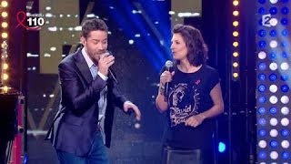 Estelle Denis et Emmanuel Moire " New York avec toi" La télé chante pour le Sidaction 05/04/2014
