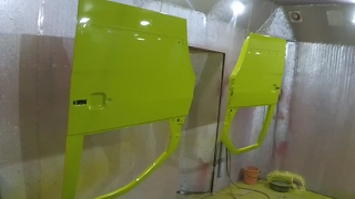 #4 Vito. Покраска двери и капота. Sata 5000 RP и 4000 HVLP в работе с акрилом