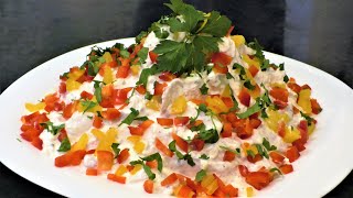 И закуска и салат и очень вкусное блюдо! Курица в цахтоне по Осетински.