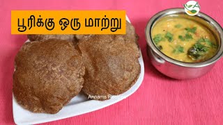 Ragi poori | Easy Ragi Poori Recipe