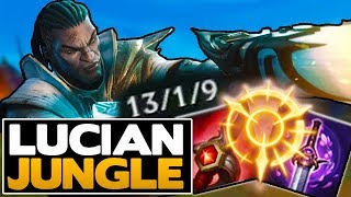 HARD CARRY LEGENDARY LUCIAN JUNGLE - Season 8 League of Legends