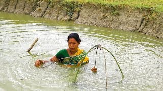 Amazing Prawn Fish Trap - Prawn Trap By Bamboo and Cloth - Unique Fish Trapping System