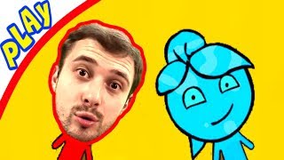 БолтушкА - Вода, ПРоХоДиМеЦ - Огонь, Кто ЛУЧШЕ! #8 Игра для Детей - Огонь и Вода