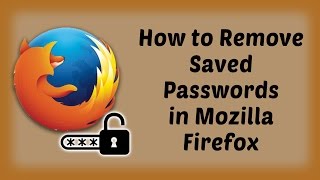 How to Remove Saved Passwords in Mozilla Firefox Browser | Hindi Video | Mozilla Firefox Tutorials