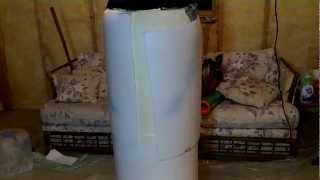 Expanding Foam Encasement [bondage] in a Barrel
