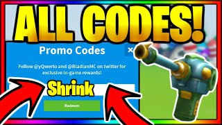 *ALL* OP WORKING BETA CODES! Roblox Shrink Ray Simulator