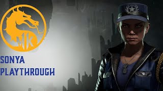Mortal Kombat 11 - Sonya Klassic Tower Playthrough