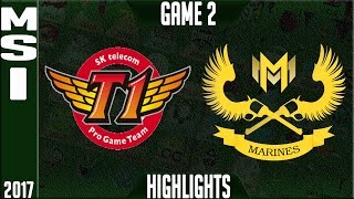 SKT T1 vs Gigabyte Marines Highlights MSI 2017 Day 3 Group Stage - SKT vs GAM Highlights