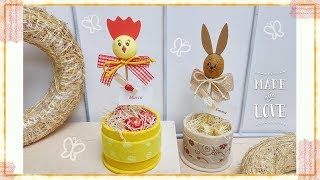 Segnaposto pasquale "mini cestino" facile & senza cucire