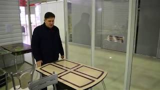 Стол обеденный Асти под глянцевым акриловым лаком. Компания "Студия Мебели"