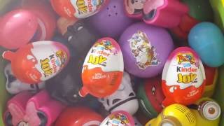 #Kindereggs #100 #Surprise Eggs Kinder Joy Disney Mickey Mouse