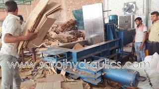 hydraulic baling machine -Waste paper/plastic/cardboard  press machine Bale packing Bundling machine