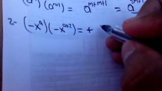 Ejercicio 36 1 y 2 Multiplicacion de Monomios Ejercicios resueltos Algebra