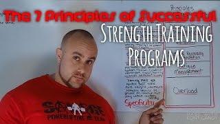 The 7 Principles of Successful Strength Training Programs.