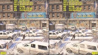 The Division DX12 Vs DX11 Titan X Pascal Frame Rate Comparison