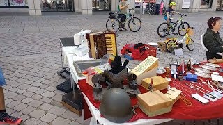 Барахолка в Германии. Что можно купить на блошином рынке в Германии (г. Хемниц).  Б/у из Германии