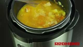 Суп гороховый в мультиварке Redmond RMC-M4504