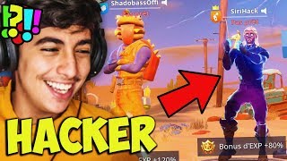 Je rencontre UN HACKER avec le skin *GALAXY* et tous LES FUTURS SKINS en jeu sur fortnite ! no fake