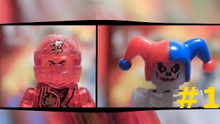 №1 Прозрачный ниндзя и светящийся скелет. [Подделка на "Ninjago"]