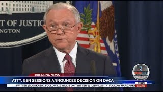 President Trump ENDS DACA: FULL  Announcement by Jeff Sessions