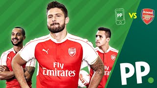 Watch Giroud, Walcott and Sanchez try to smash Paddy Power