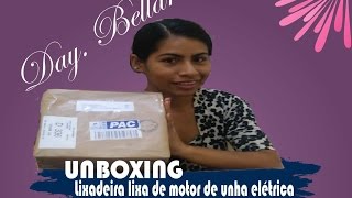 unboxing lixadeira lixa de motor de unha elétrica