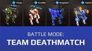 War Robots Vityaz Kumiho Bulgasari Haechi Team Deathmatch Gameplay