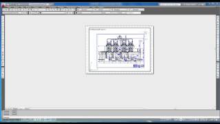 Лист в AutoCAD