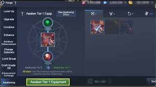 Lineage 2 Revolution Awakening Equipment & Elixir Limit Break Reviews