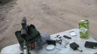 EDgun Matador caliber .22, shooting 250 meters